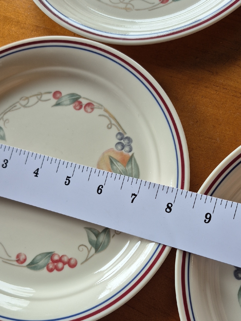 Corelle Abundance Fruit Cream Salad Plates (Set of 4) - Picture 2 of 3